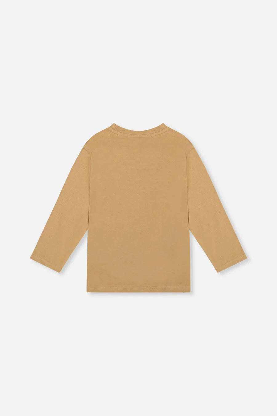 T-shirt à manches longues en coton biologique beige