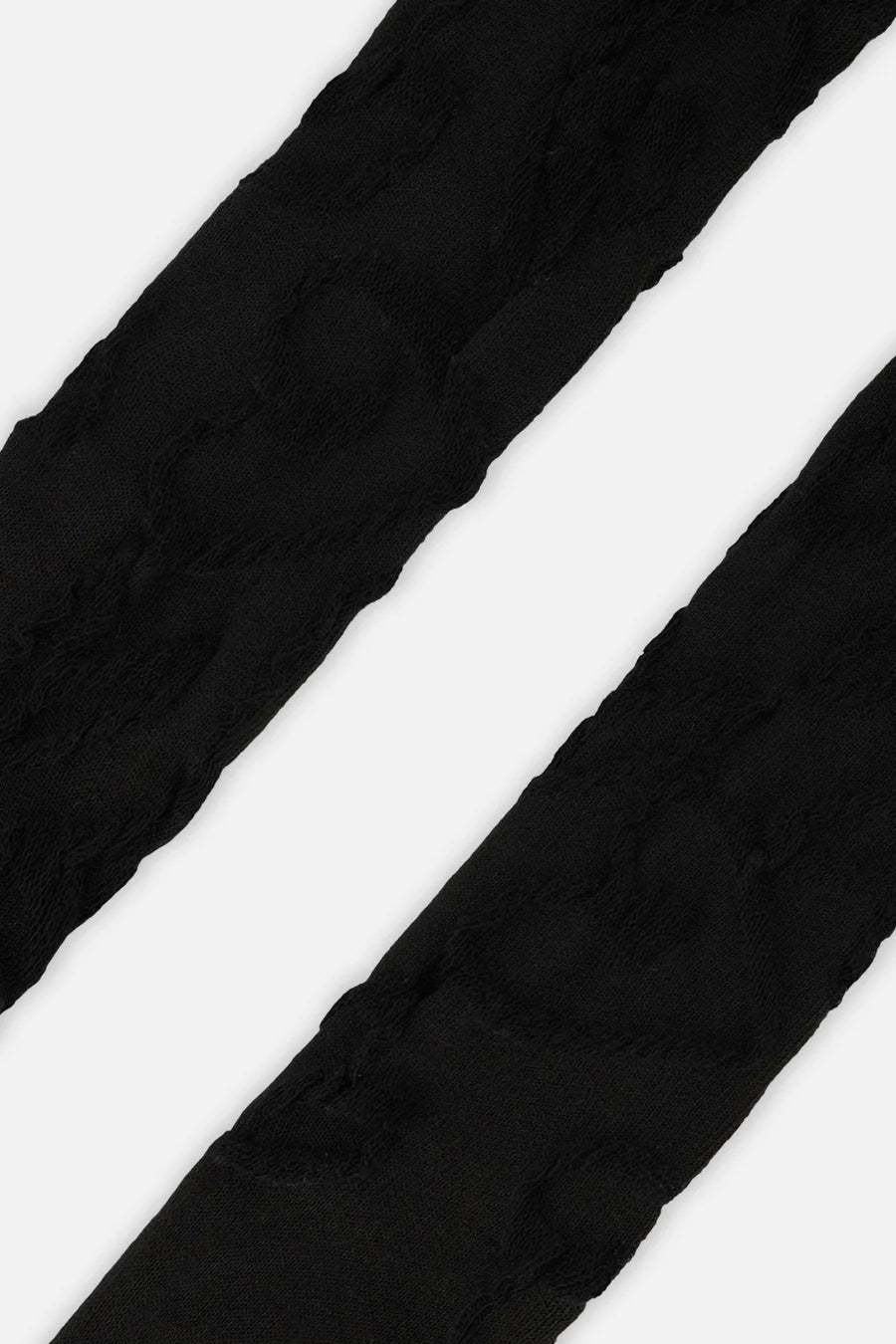 Collants en tricot texturé noir