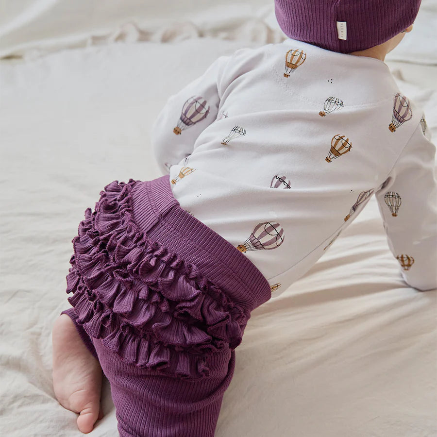 Ensemble cache-couches 3 pièces à imprimé montgolfières