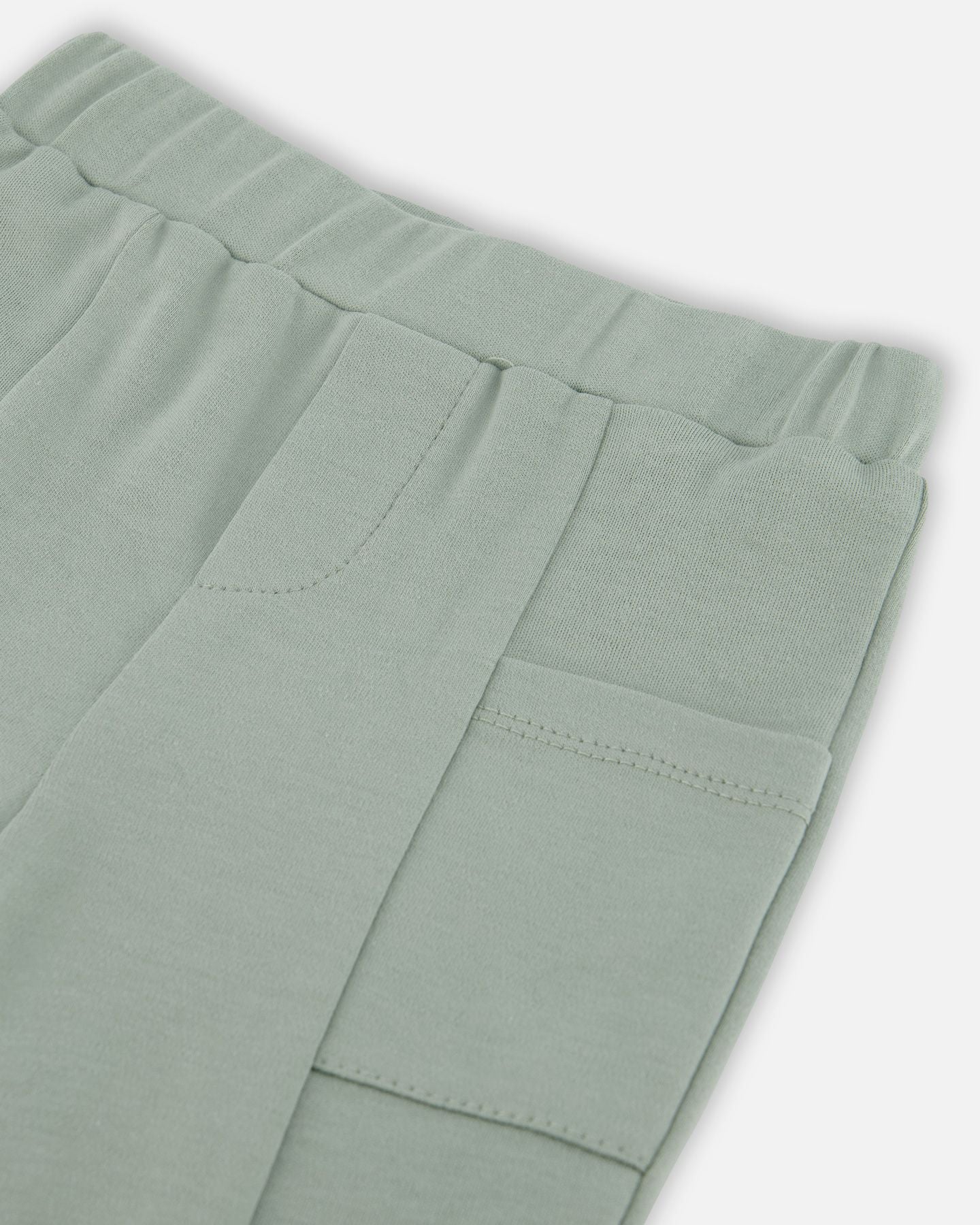 Ensemble imprimé de petits renards et pantalon vert