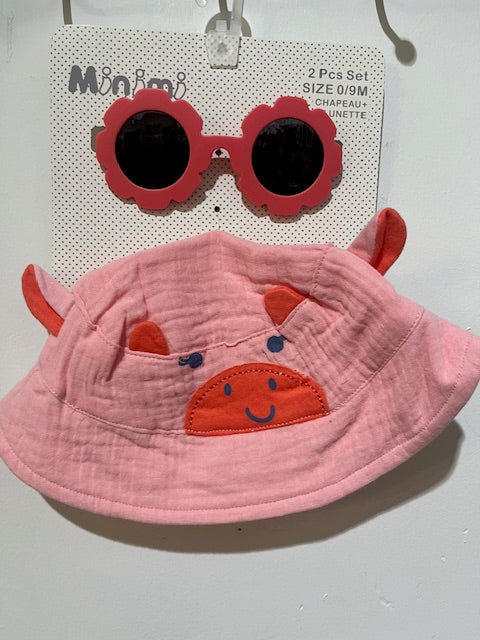 Ensemble 2 Pcs. Lunette + Chapeau