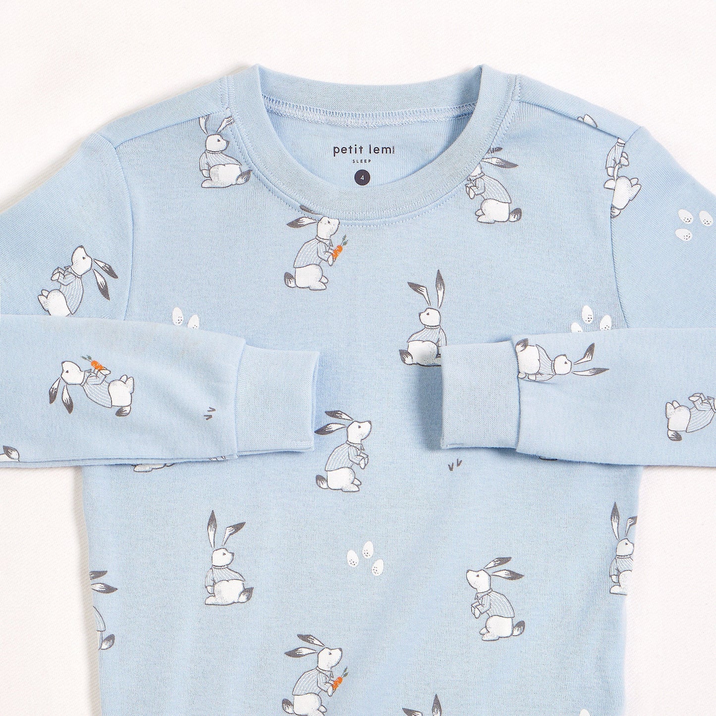 Ensemble pyjama bleu ciel à imprimé Monsieur Lapin