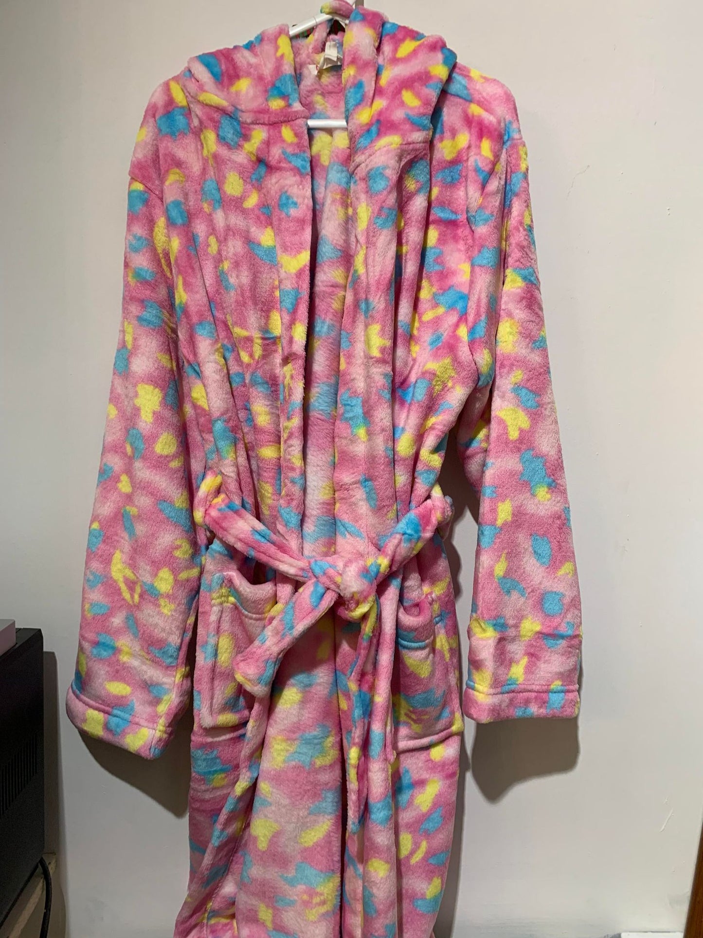 Robe de chambre tacheté de couleur