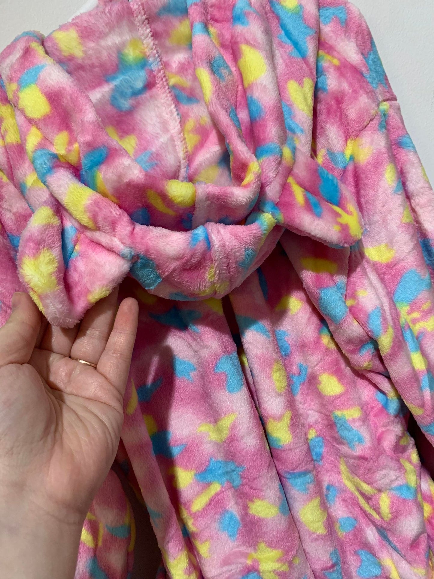 Robe de chambre tacheté de couleur