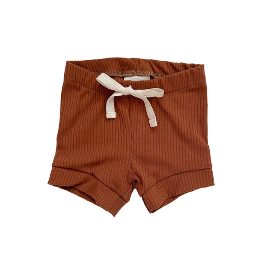 SHORT BAMBOU UNISEXE - ROUILLE
