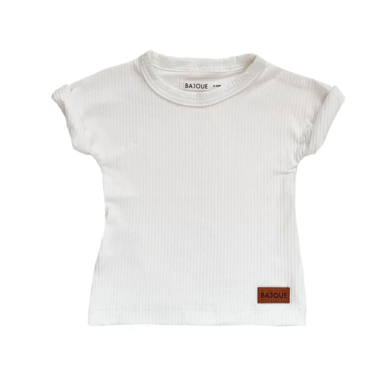 T-SHIRT BAMBOU UNISEXE - CRÈME